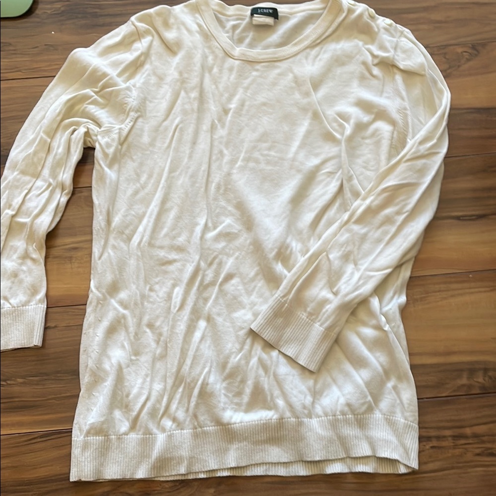 J crew cotton sweater